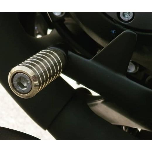 Motone Shift Peg - Ribbed - Brass - 2001+ Triumph Classics
