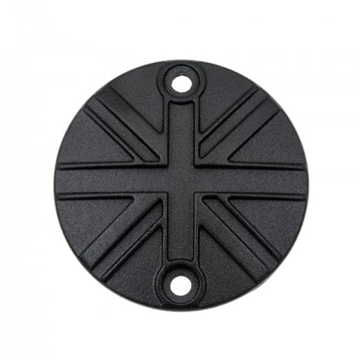 Motone Customs Union Jack Clutch Cover - Black