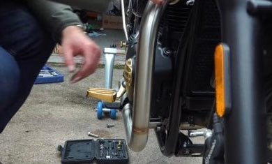 Motone Ranger Foot Peg Set - Triumph Bobber - Brass