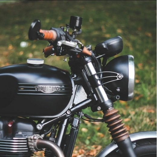 Motone Giger Billet Short Reach Headlight Brackets - 41MM
