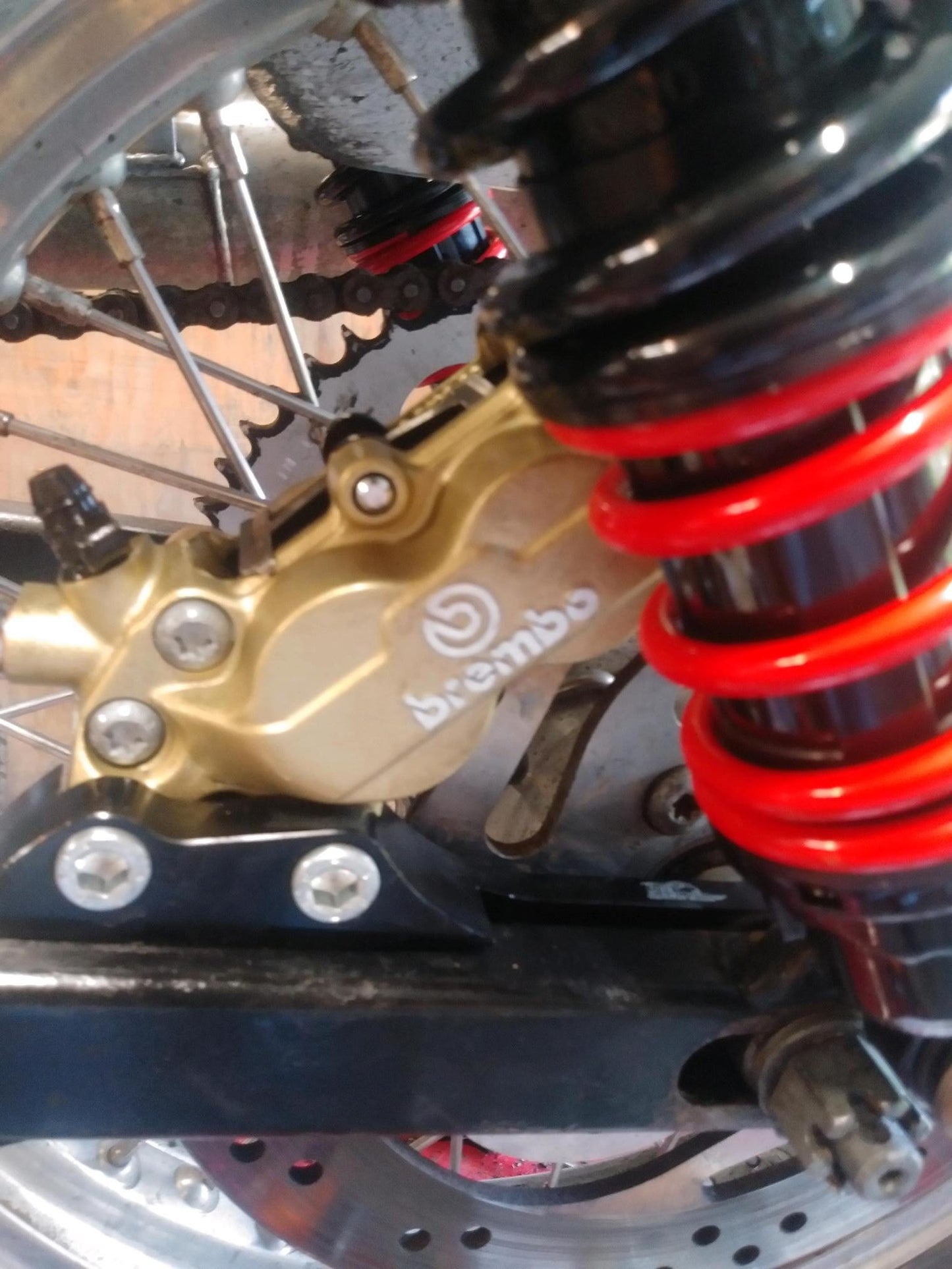 Free Spirits Brembo Rear Caliper Upgrade - 1983 - 1999 Harley Davidson Sportster