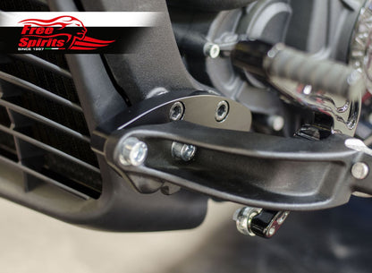 Free Spirits Extended Forward Control Adapter Plates - 60MM - Indian Scout Standard & Sixty