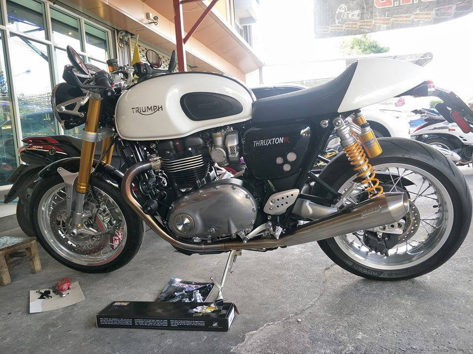 Ohlins Steering Damper Kit - Triumph Thruxton R / RS / TFC, Speed Twin 2021+