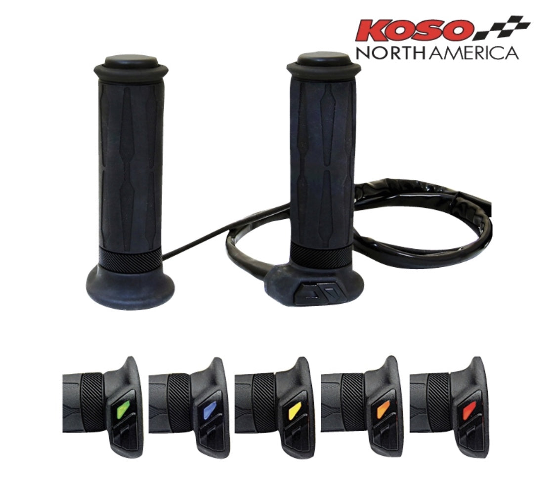 Koso Apollo Heated Grips - 7/8” Handlebars