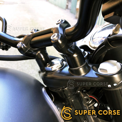 Super Corse 20MM / 30MM Riser Spacer Kit - Triumph Bobber, Bobber Black, Speedmaster, Bonneville T100 and Boneville T120