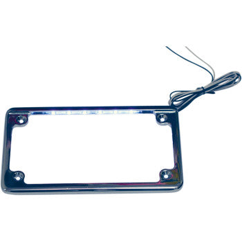License Plate Frame with LED Lights