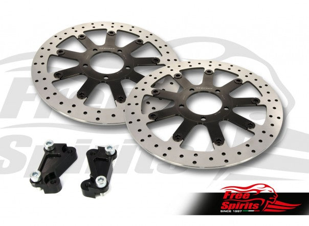Free Spirits 340MM Front Rotor Upgrade - Triumph Speed Twin