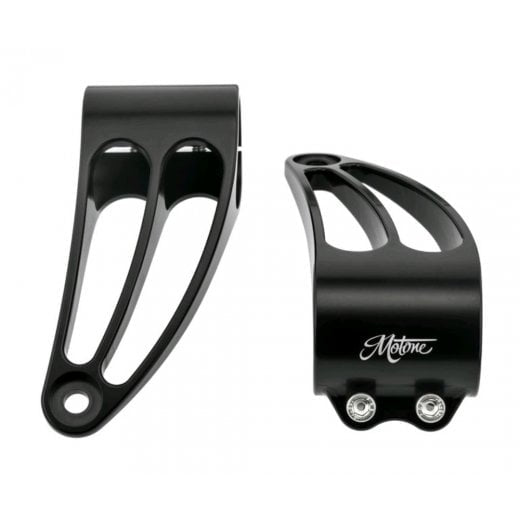 Motone Giger Billet Short Reach Headlight Brackets - 41MM