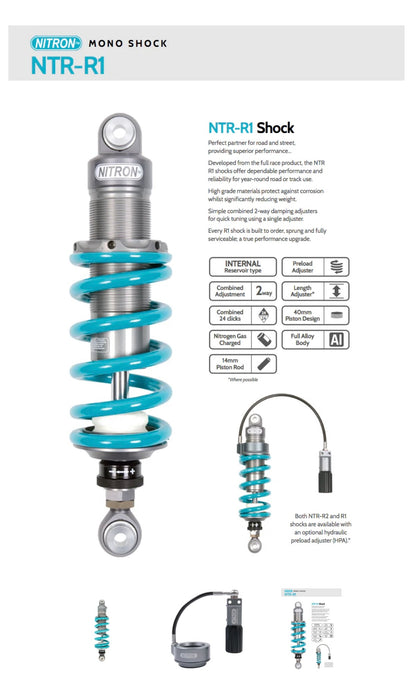 Nitron R1 Shock Absorber - Triumph Tiger Sport 660
