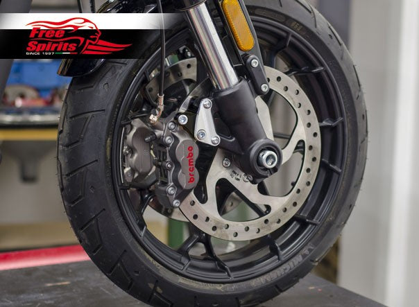 Free Spirits Front brake caliper 4 pot kit for Harley Davidson XG Street Rod