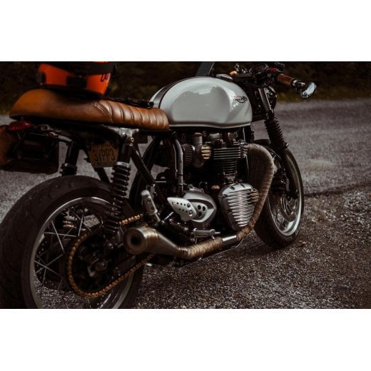 Motone ODIN - Exhaust System - Speed Twin / Thruxton - GP Style Race Slip Ons