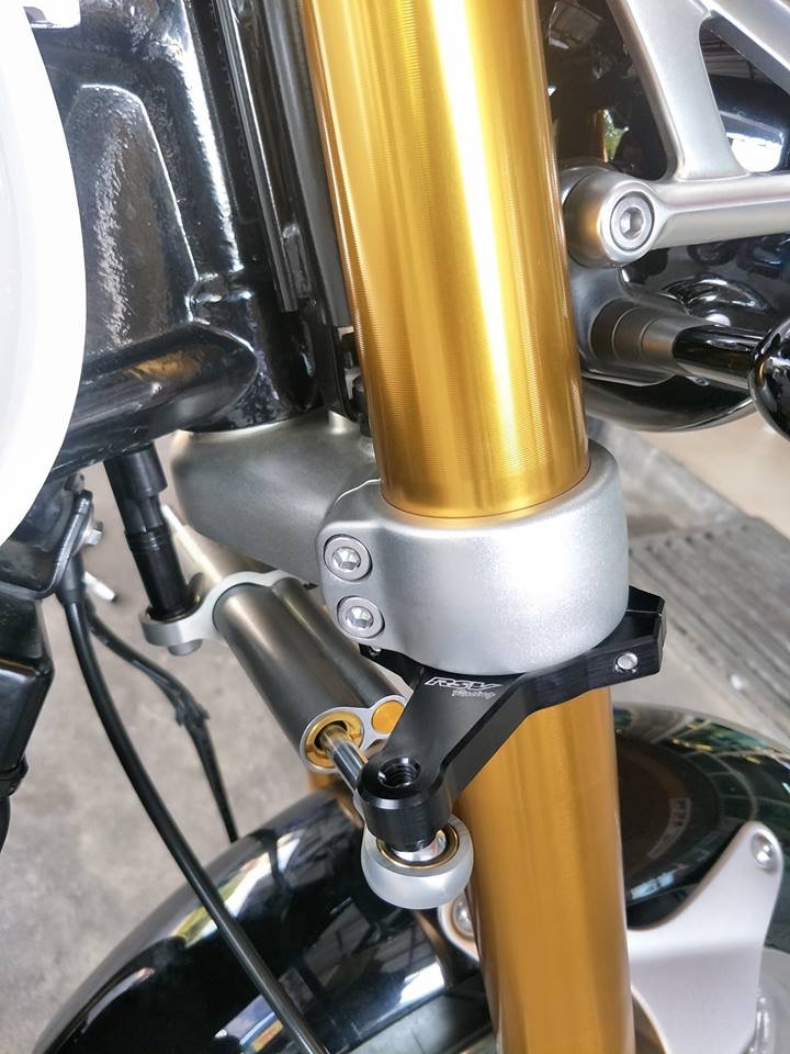 Ohlins Steering Damper Kit - Triumph Thruxton R / RS / TFC, Speed Twin 2021+