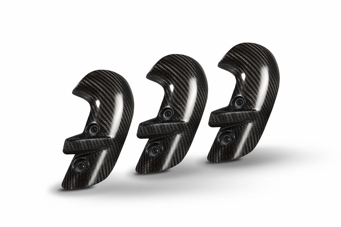 ZARD Carbon Fiber Heatshield Kit for OE Headers - 2020+ Triumph Rocket