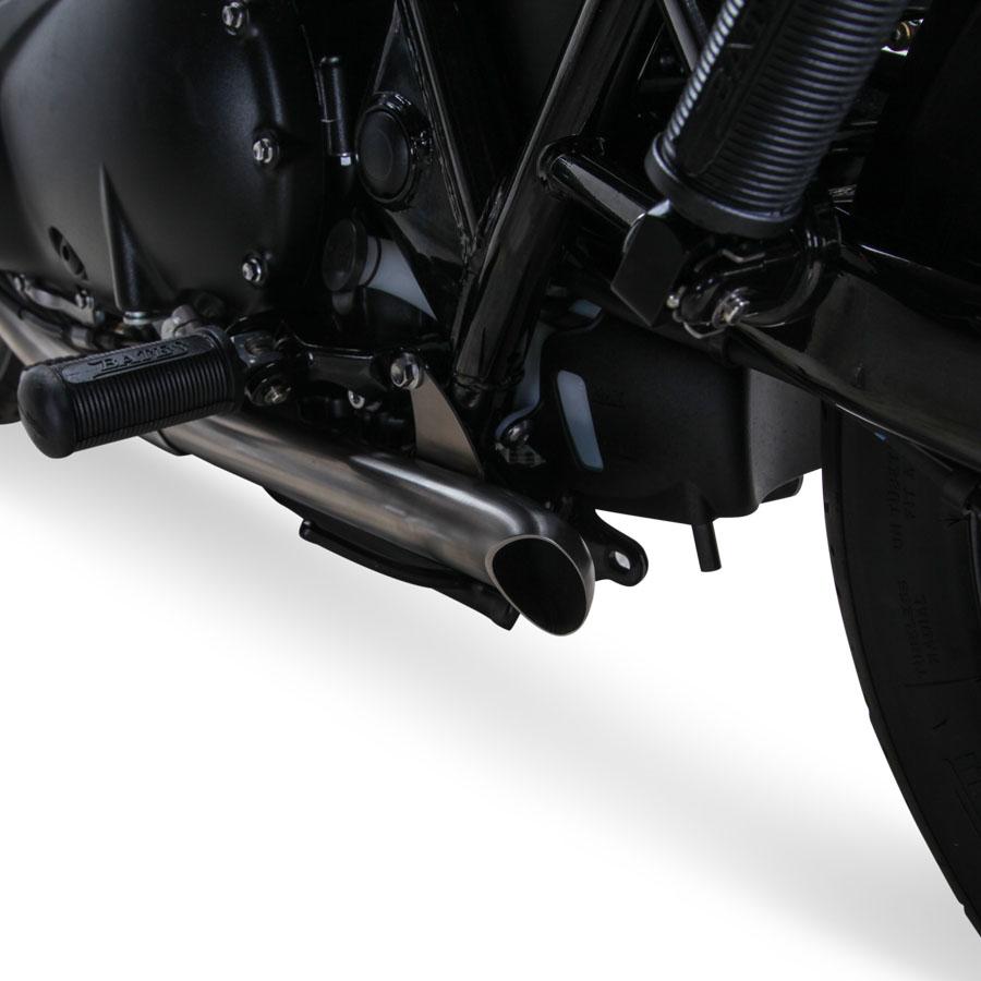 British Customs Turnout / Slash Cut Performance Tips - Triumph Street Twin 900 / Street Cup