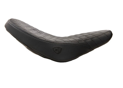 British Customs DIAMOND STITCH GEL SEAT FOR BONNEVILLE BOBBER