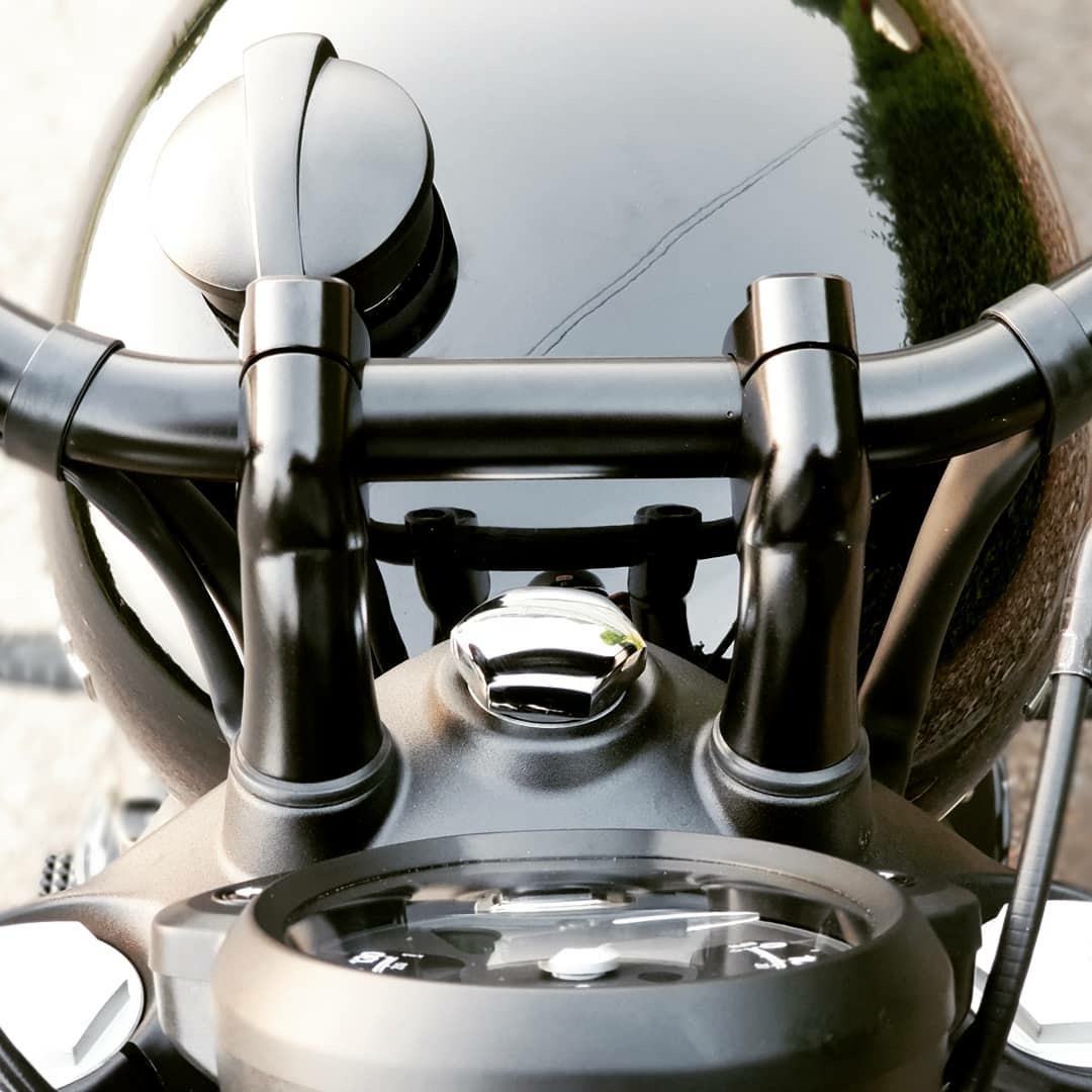 Motone Up-And-Over Handlebar Risers for 1” bars