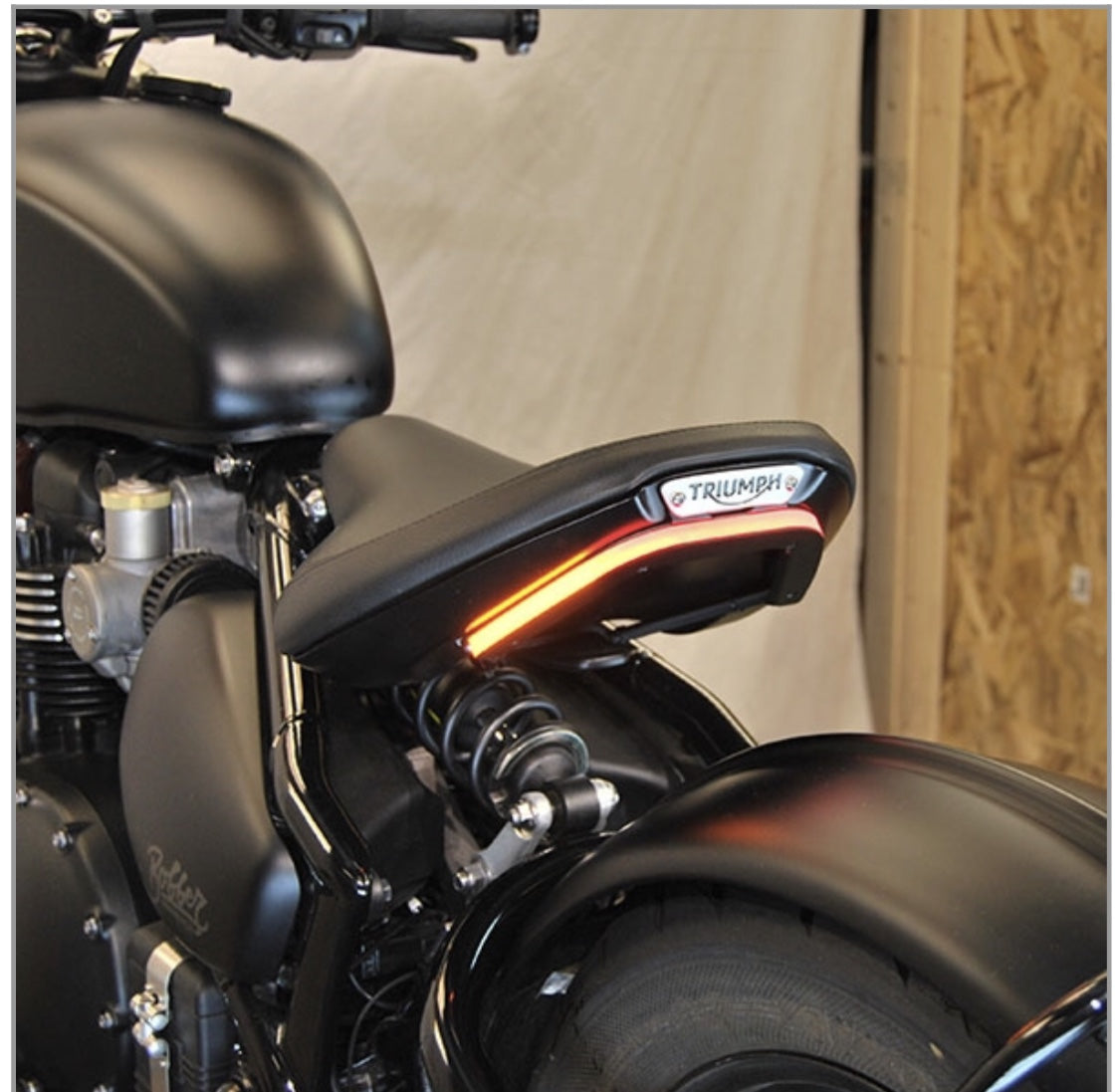 New Rage Cycles Triumph Bobber Fender Eliminator Kit