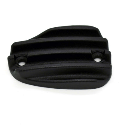 Motone Cast Brake Fluid Reservoir Master Cylinder Cap - Finned - Black - Triumph Classics