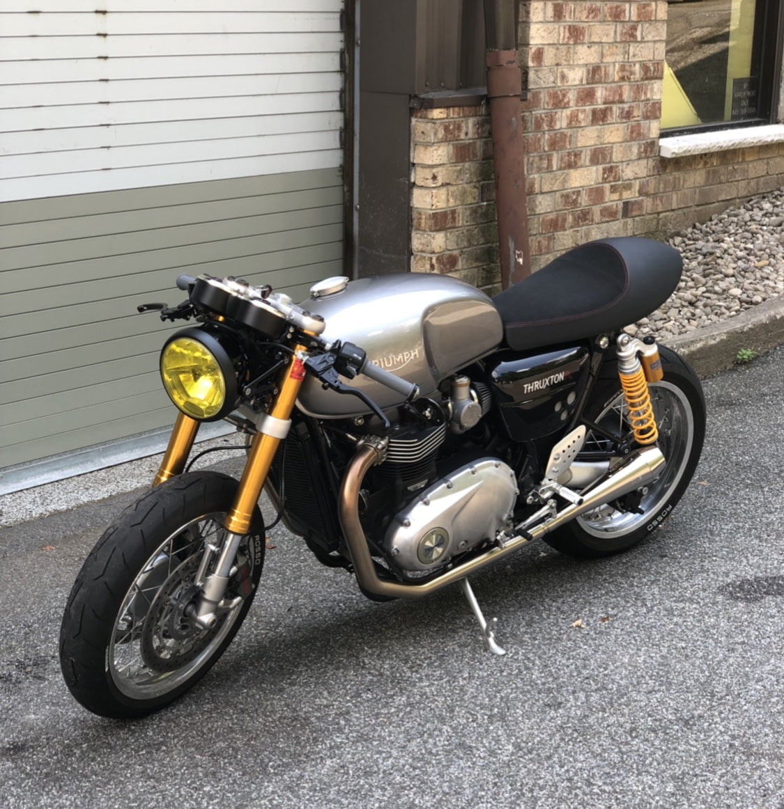 Ohlins Steering Damper Kit - Triumph Thruxton R / RS / TFC, Speed Twin 2021+