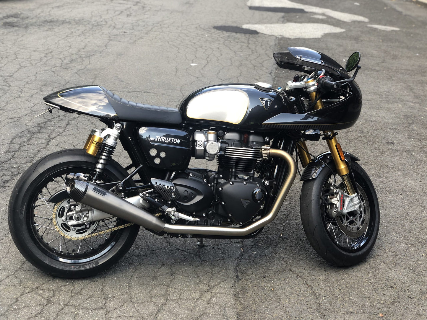 Ohlins Steering Damper Kit - Triumph Thruxton R / RS / TFC, Speed Twin 2021+