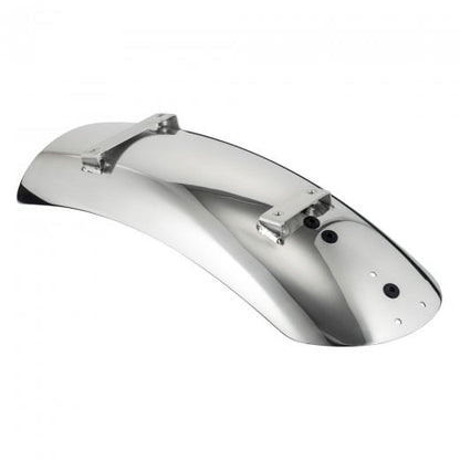 Motone High Tail Mudguard - Predrilled for Motone Pedestal Lights - Polished - Air Cooled