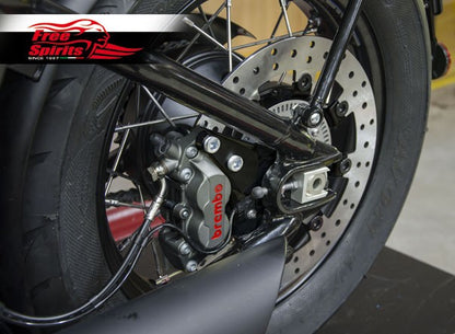 Free Spirits Brembo Rear Brake Upgrade with Rotor - Triumph Bobber, Bobber Black and Speedmaster
