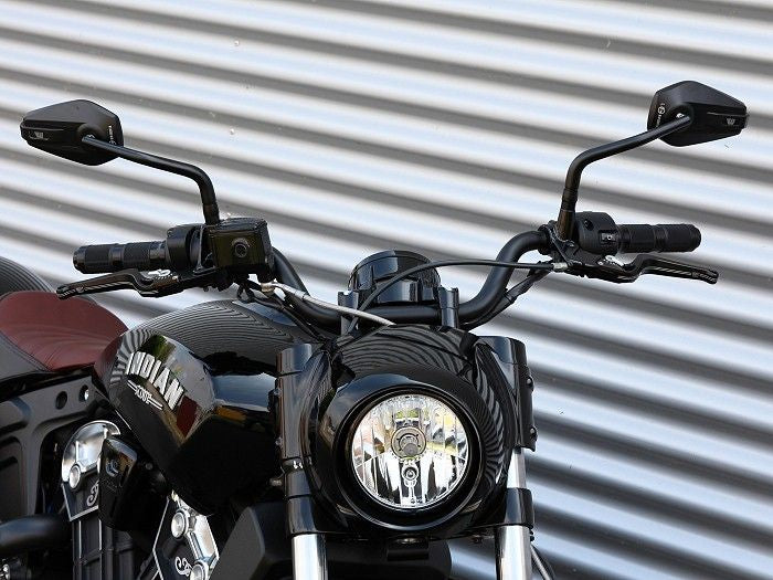 Wunderkind Custom Adjustable Brake and Clutch Levers - Indian Scout Bobber