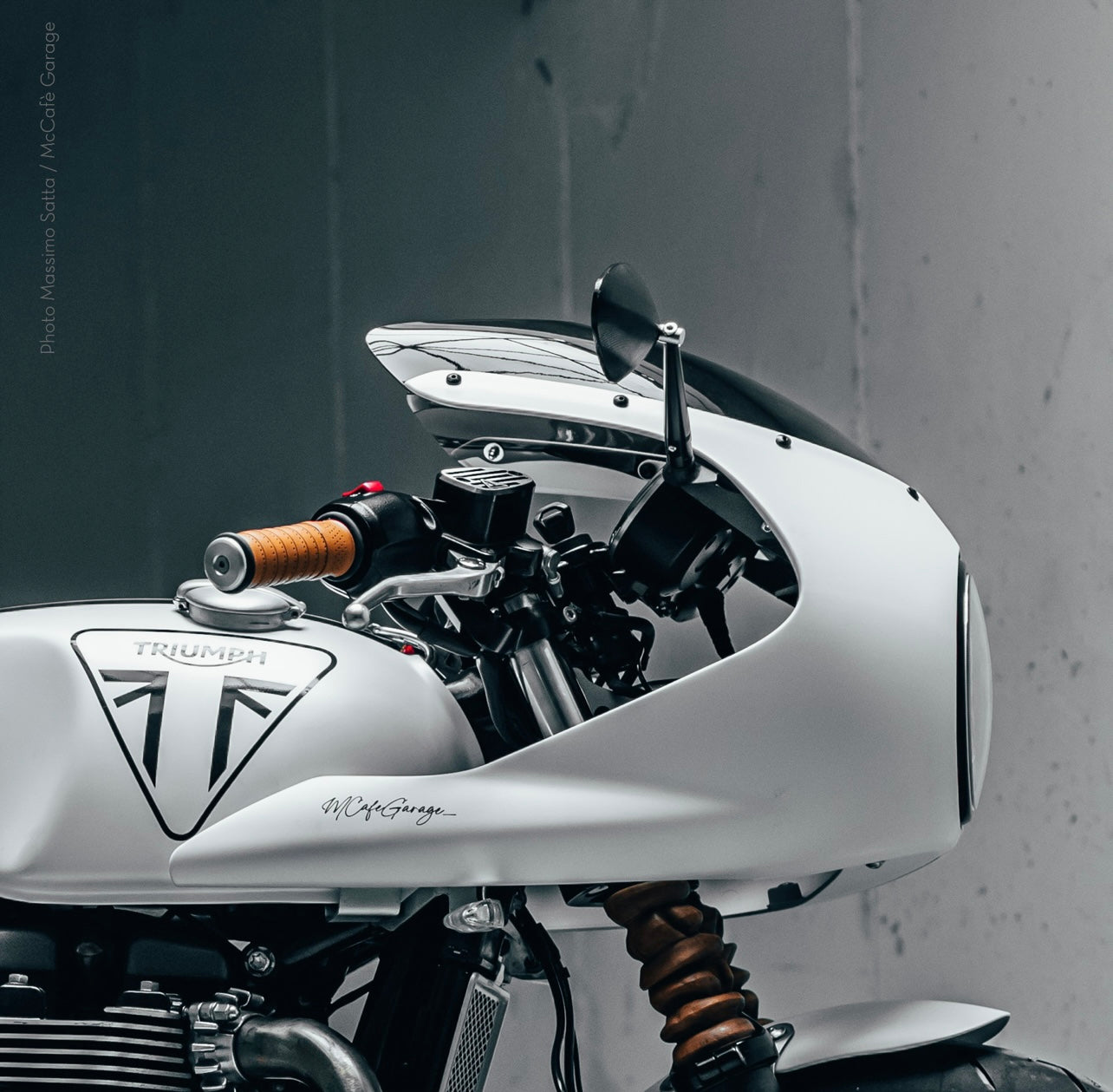 Arton Works Fairing Mirror Mount Kit - Triumph Thruxton R / RS