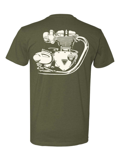 A&J Cycles “1200” T-Shirt - Military Green