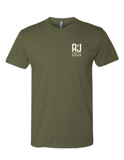 A&J Cycles “1200” T-Shirt - Military Green