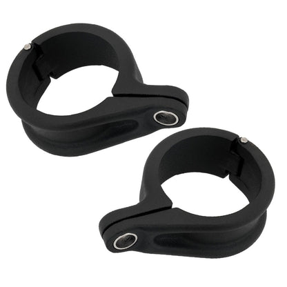 Motone Clampits Universal Turn Signal Mounts - 41MM Forks - Black
