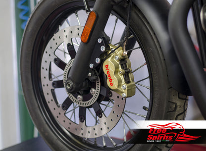 Free Spirts Brembo Front Brake Upgrade with 340MM Floating Rotor - Triumph Bobber, T100 and Street Scrambler
