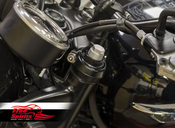 Free Spirits 41MM Preload Adjusters - Triumph 19-20 Speed Twin 1200, Bonneville T120, Speed Twin 900, 21+ Street Twin, 20+ Street Scrambler