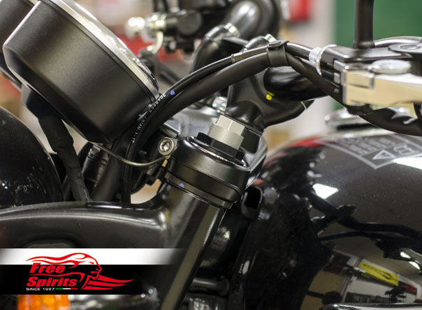 Free Spirits 41MM Preload Adjusters - Triumph 19-20 Speed Twin 1200, Bonneville T120, Speed Twin 900, 21+ Street Twin, 20+ Street Scrambler