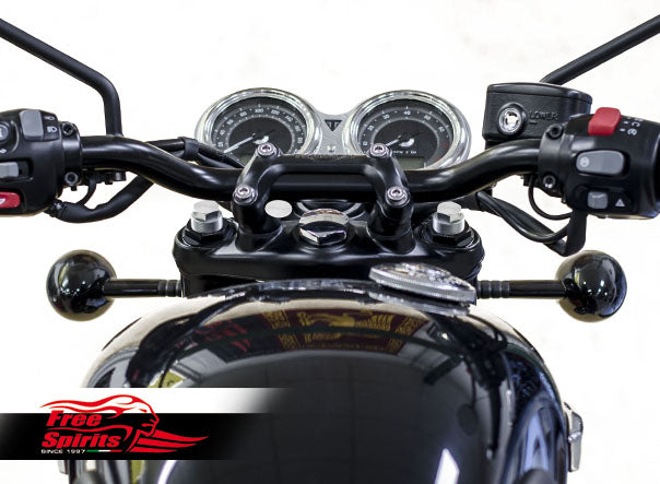Free Spirits 41MM Preload Adjusters - Triumph 19-20 Speed Twin 1200, Bonneville T120, Speed Twin 900, 21+ Street Twin, 20+ Street Scrambler