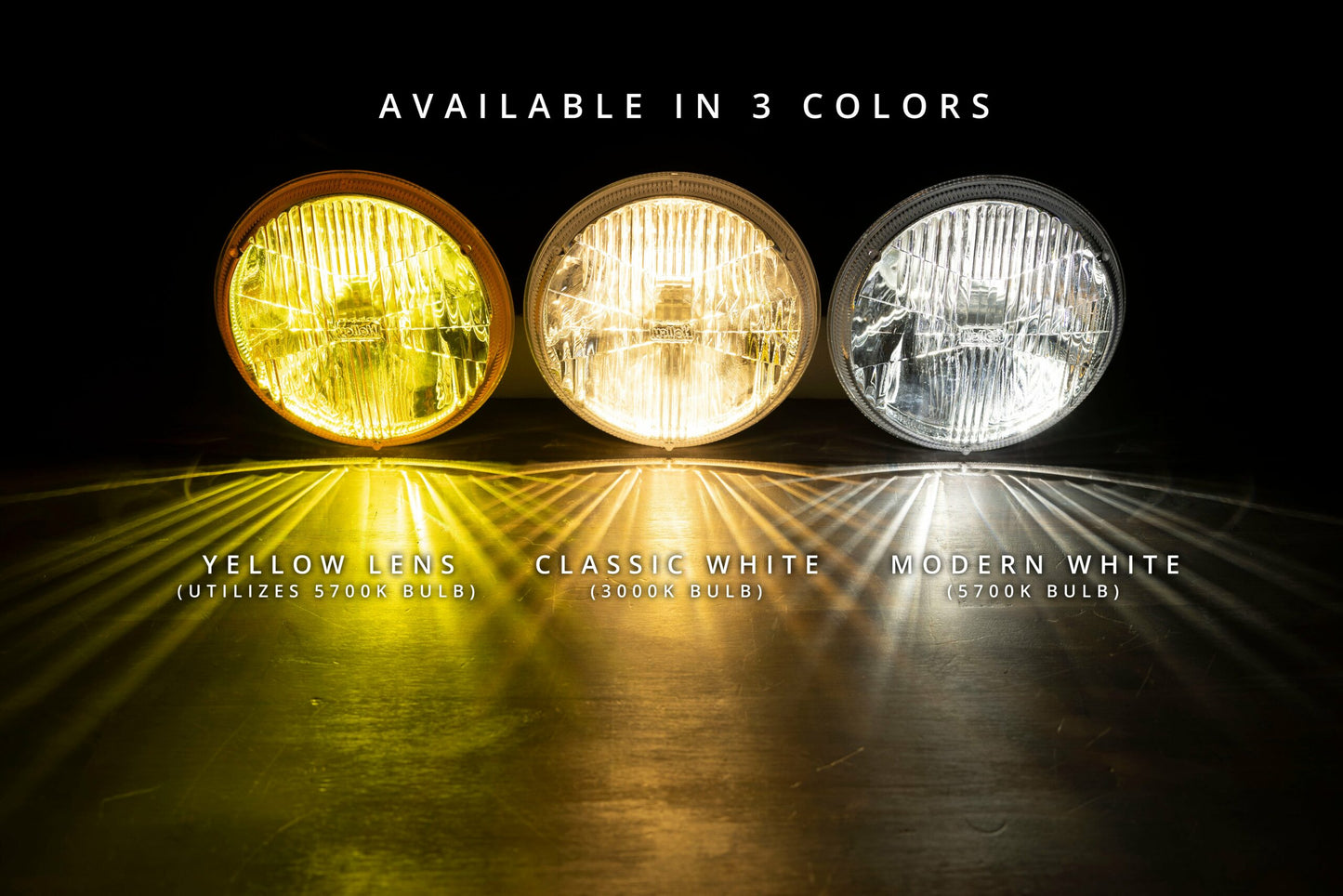 Retro Inspired LED Headlight - Modern White - 2016+ Triumph Classics