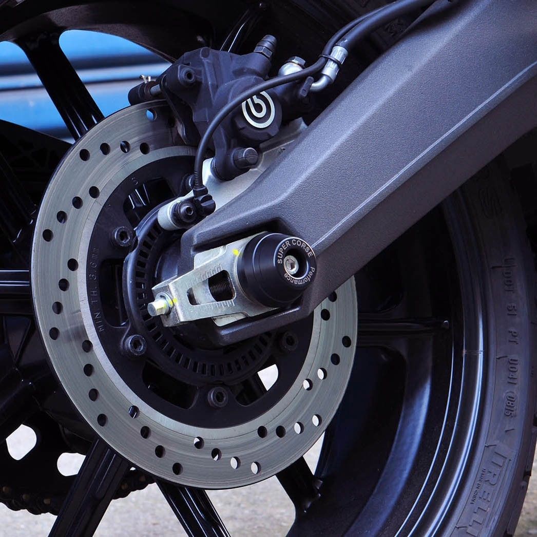 Super Corse Rear Axle Slider - Ducati Scrambler