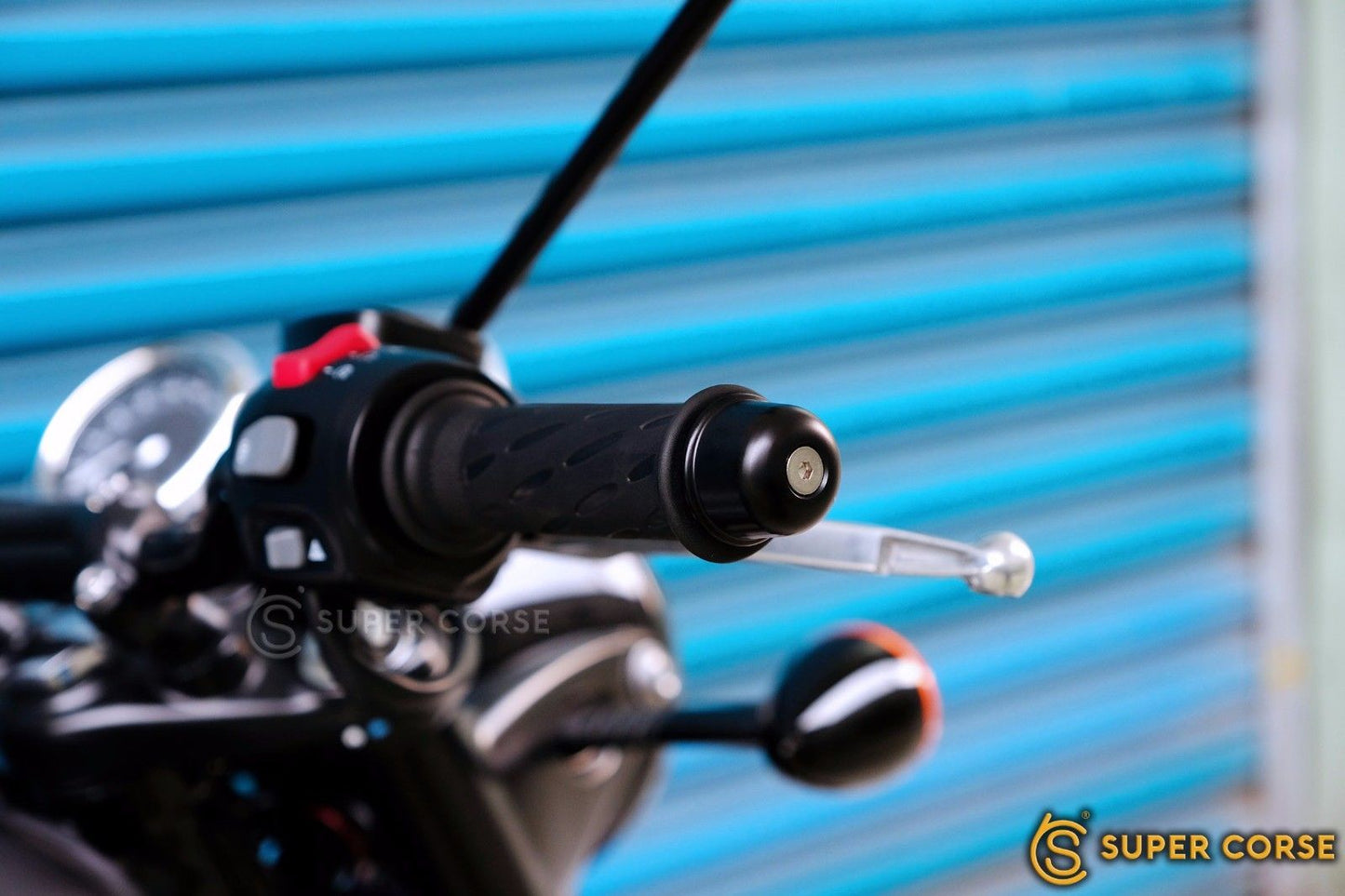 Super Corse Bar Ends - 2016+ Triumph Classics - Black