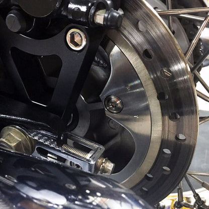 Super Corse Titanium Front and Rear Rotor Bolt Kits - Bonneville, Scrambler, Thruxton, Street Twin, Thruxton R, T100, T120