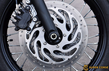 Super Corse Titanium Front and Rear Rotor Bolt Kits - Bonneville, Scrambler, Thruxton, Street Twin, Thruxton R, T100, T120