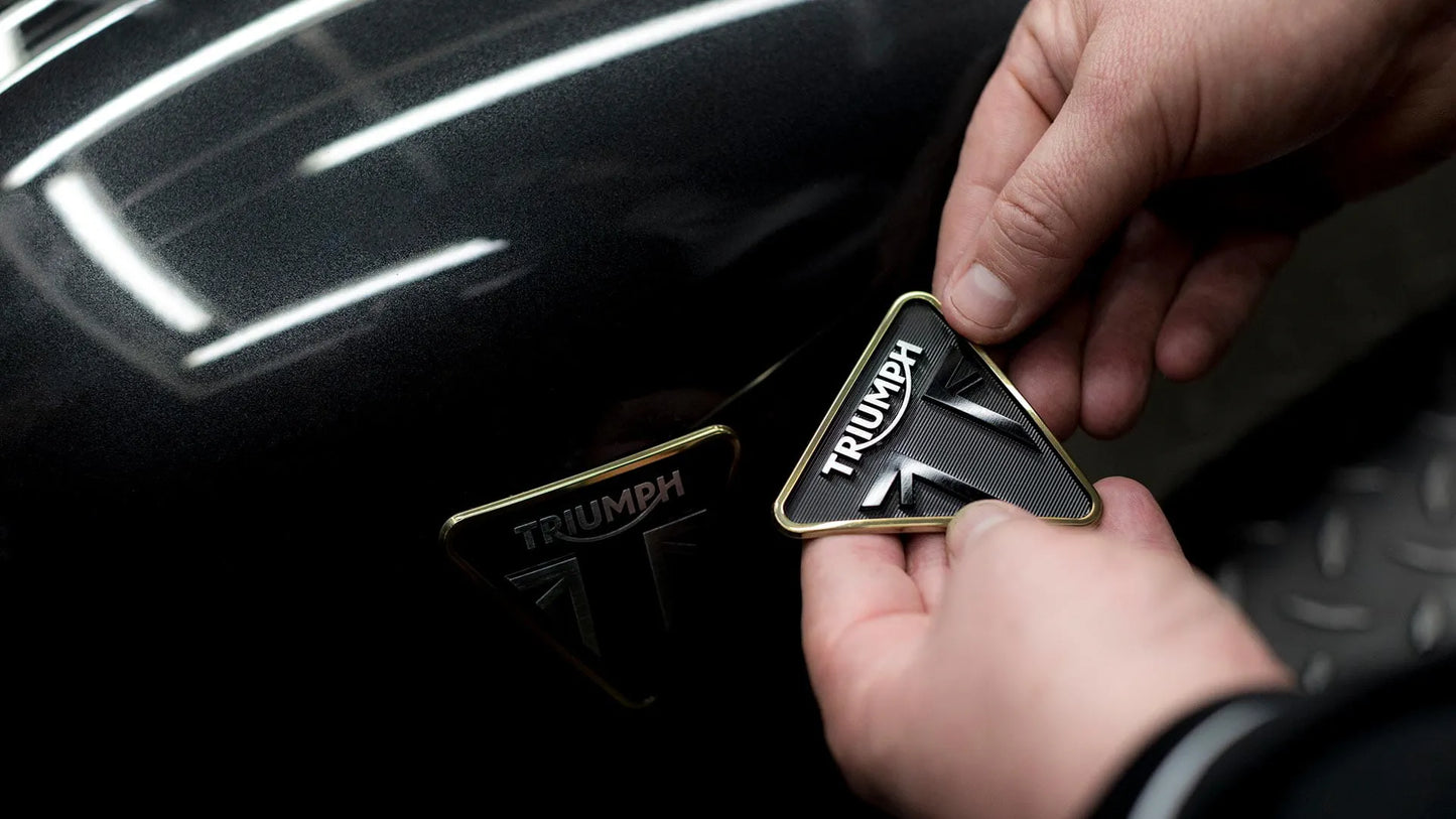 Triumph Thruxton TFC Tank Emblem - Pair