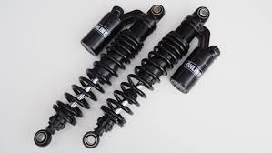 Ohlins S36PR1C1L STX36 Blackline Reservoir Shocks - 2016+ Triumph Bonneville T100 / T120, Street Scrambler