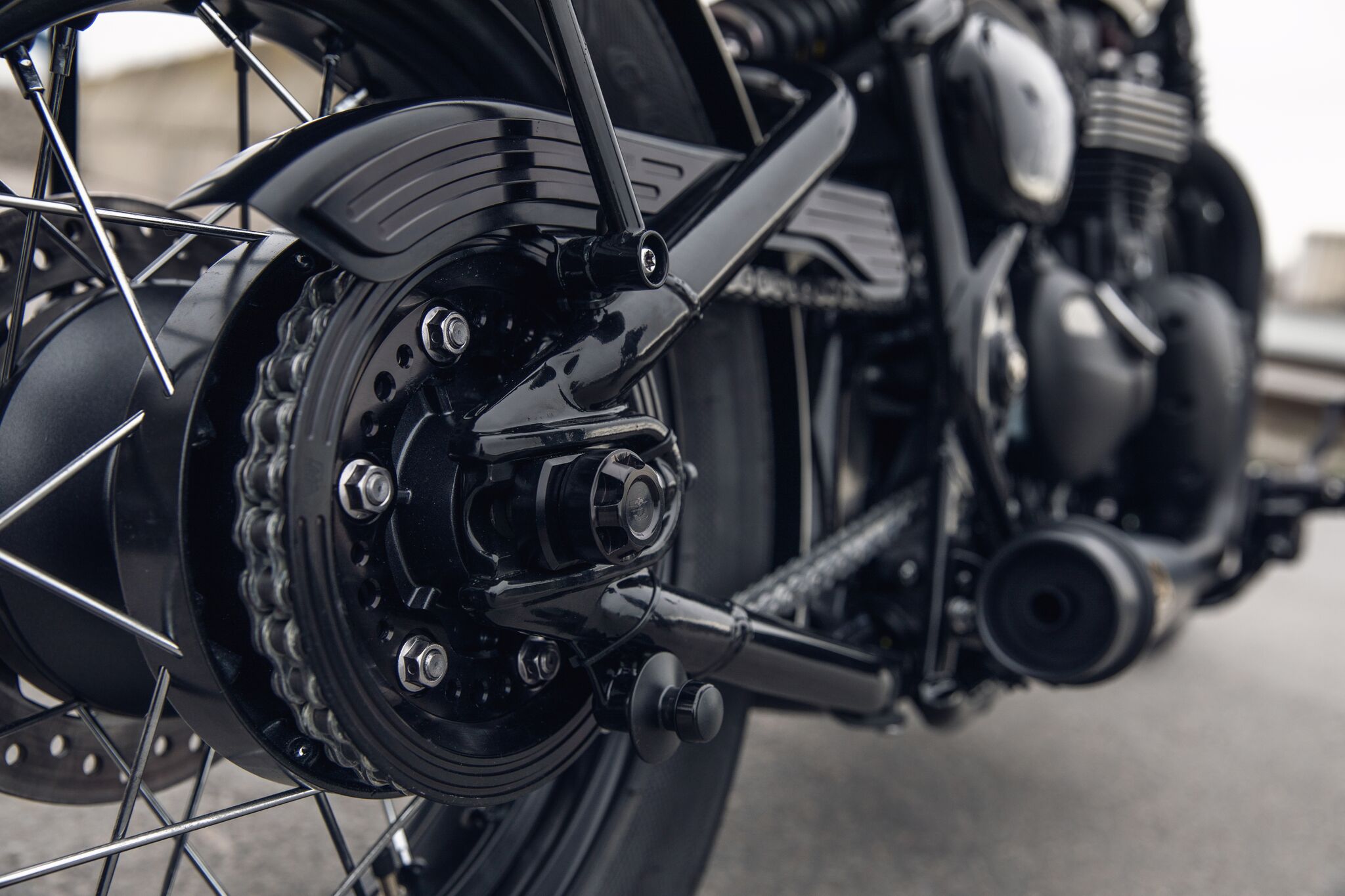Wunderkind Custom Rear Axle Covers - Triumph Bobber / Speedmaster - A ...