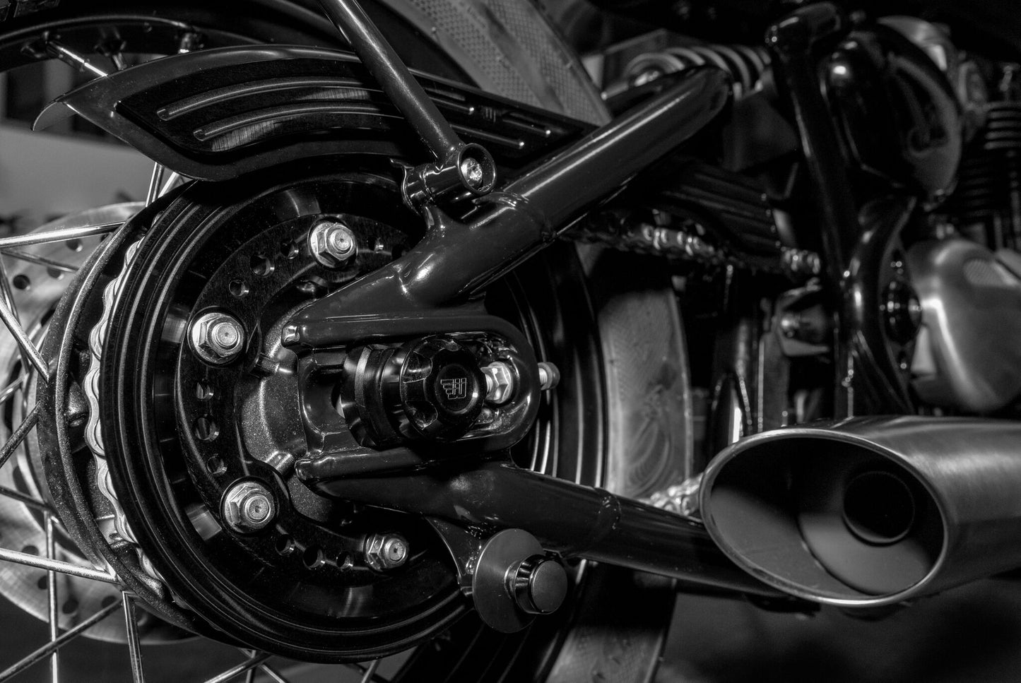 Wunderkind Custom Rear Axle Covers - Triumph Bobber / Speedmaster - A ...