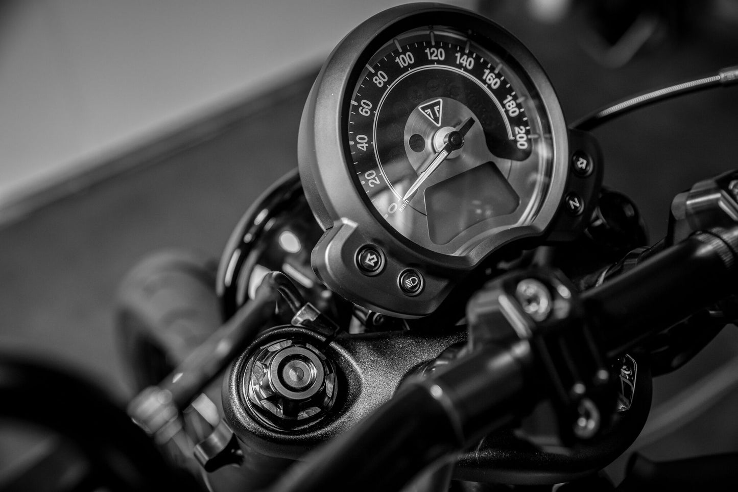 Wunderkind Custom Fork Tube Caps - Triumph Bobber Black - 47MM
