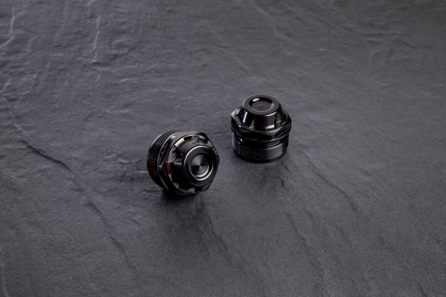 Wunderkind Custom Fork Tube Caps - Triumph Bobber Black - 47MM