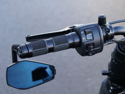 Wunderkind 2 Stripe Bar End Mirror - Black
