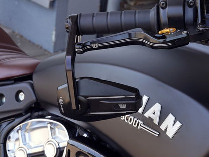 Wunderkind 2 Stripe Bar End Mirror - Black