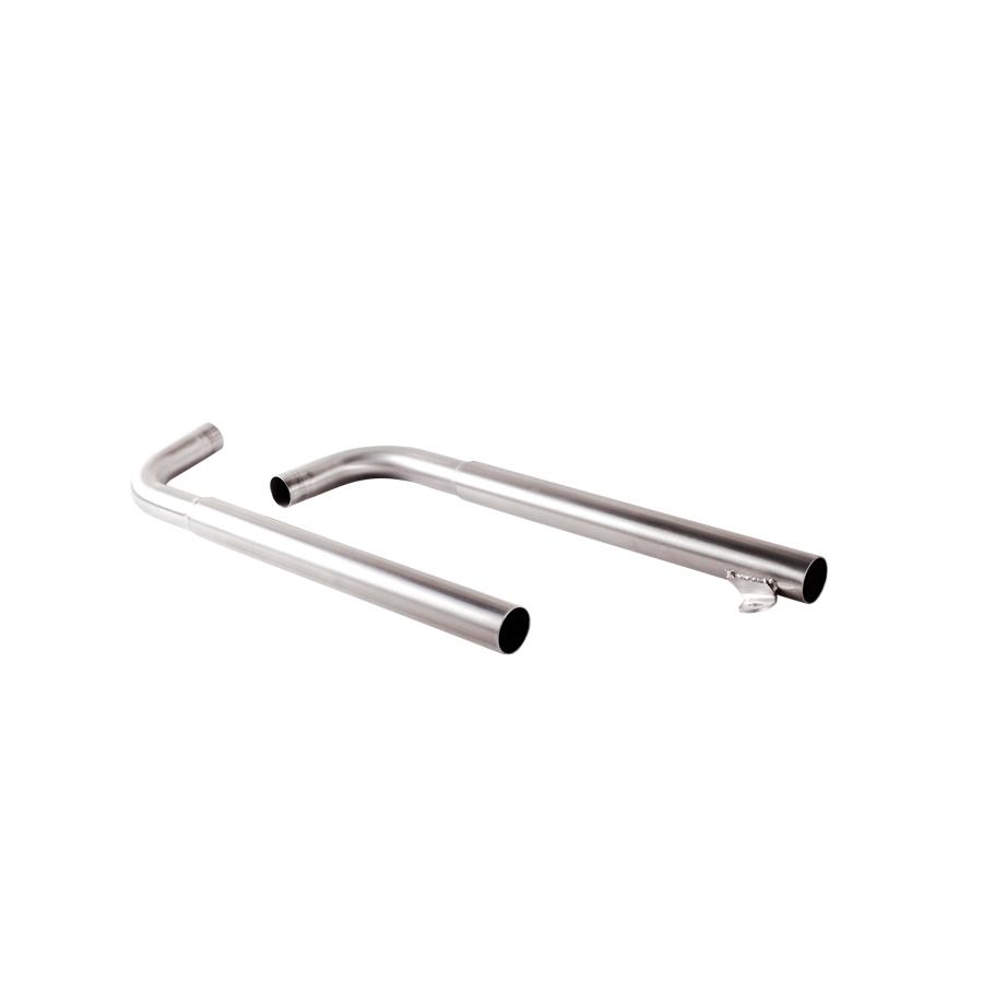 British Customs Straight Pipe Drag Tips - Triumph Thruxton R and Speed Twin 1200