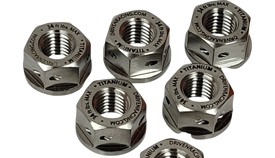 Driven Titanium Sprocket Nuts